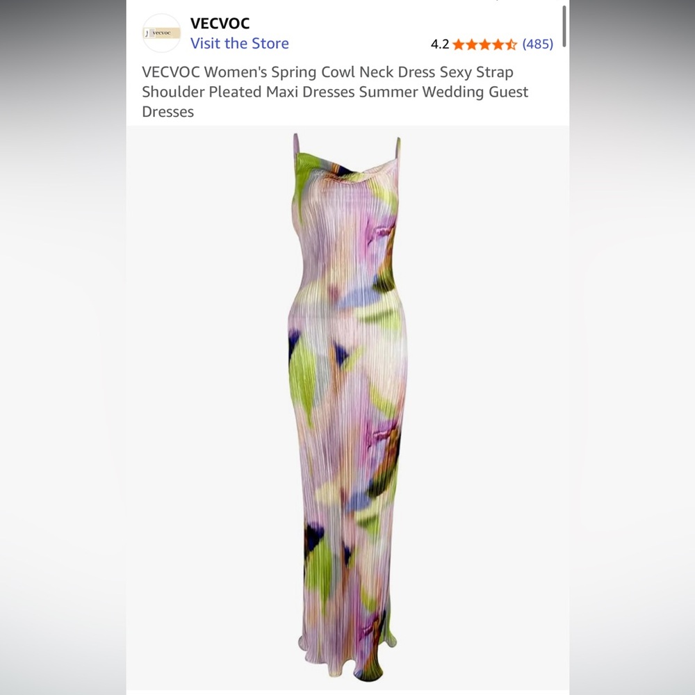 Elegant Multicolor Women's Dress